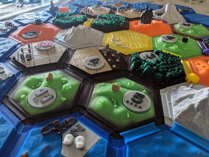 catan number tokens - yet another settlers games 3d print model - Mito3D