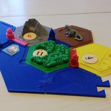 catan 6 joueurs de l'eau l'extension jeu des jeux société les colons 3d print model - Mito3D