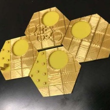 catan trigo telhas de - bico simples multi-camadas cor jogo jogos colonizadores 3d print model - Mito3D