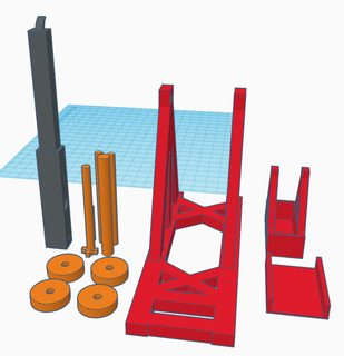 Katapult Spielzeug mittelalterlich Thema Spiel Architektur Kunst Struktur bauen 3d print model - Mito3D