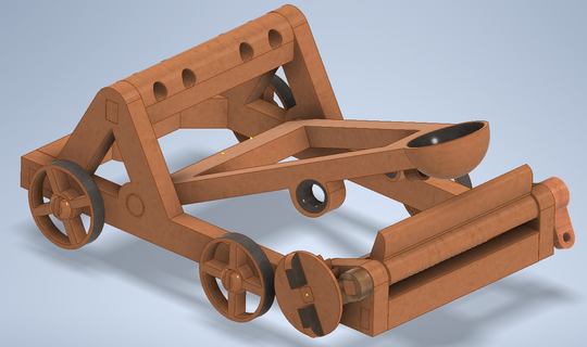 catapult Game catapult mechani̇c toy child childeren boy game old history man men  3d print model - Mito3D