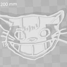 catbus toto à l'emporte-pièce la maison cookiecutter moisissure biscuit ghibli totoro gatobus l'anime 3d print model - Mito3D