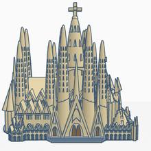 catedral sagrada familia 3d print model - Mito3D