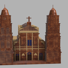 catedral Architektur Modell Haus Kirche Rahmen 3d print model - Mito3D