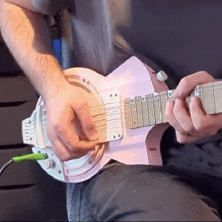traiteur mk2 pleinement 3d imprimé électrique guitare instrument musique trousse DIY abordable l'audio musical touche cou corps Matériel fileur instruments 3d print model - Mito3D