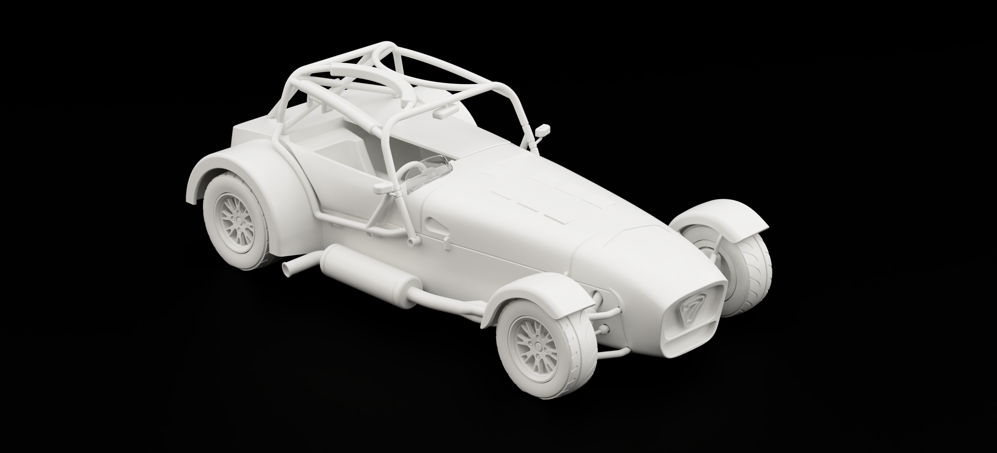 caterham 420r race package 3D print model - Mito3D