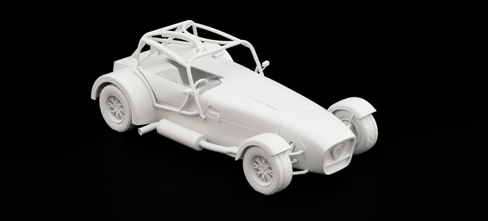 Caterham 420r yarış paket 3d print model - Mito3D