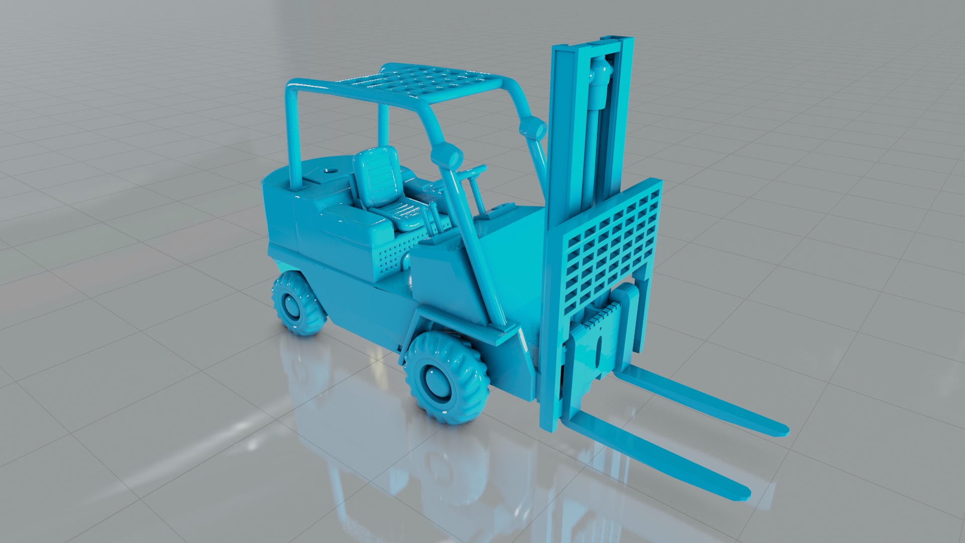 caterpillar cat forklift carlift mitsubishi fork lift ec 18n electric efg c15 car vehicle truck 3d print model 2022 2023 3D print model - Mito3D