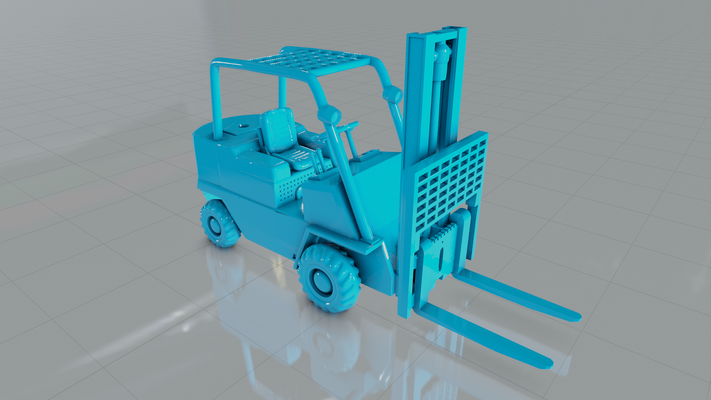 caterpillar cat forklift carlift mitsubishi fork lift ec 18n electric efg c15 car vehicle truck 3d print model 2022 2023 3d print model - Mito3D