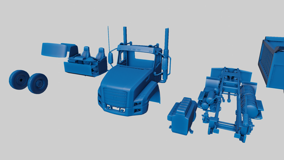 lagarta ct660 caminhão 2012 2014 2015 2018 2019 2020 2021 heavy duty veículo transporte off road capacidade comercial 3d print model - Mito3D