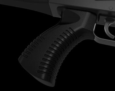 catgado akm puntiagudo apretones apretón ak pp 19 vityaz gato revólver rifle carabina pistola draco Kalashnikov cresta 3d print model - Mito3D