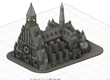 cathédrale 3d print model - Mito3D