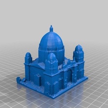 cathedral - berliner dom architecture 3d scan scanner berlin boardgame building church city germany history medieval miniature model modeling monument religion scanning town buildings structures 3d print model - Mito3D