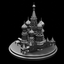 Katedral mimarlık kilise heykelciği Hindistan 3d print model - Mito3D