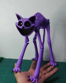 journée chat flexi articulated 3d print model - Mito3D