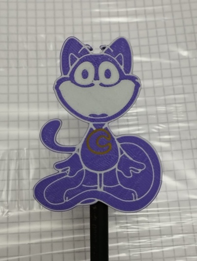 kedi günü haşhaş oyun zamanı accesorio lapiz catnat kalem cumpleaños okul 3d print model - Mito3D