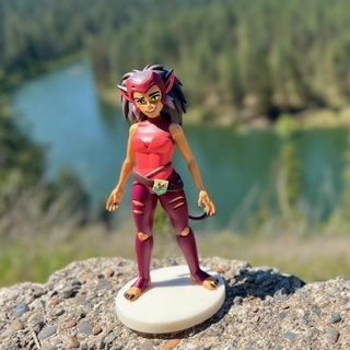catra she-ra princess power Art cat super hero netflix fanart toy figure slam3dprintlab 3d print model - Mito3D