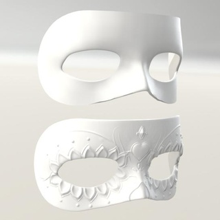 catrina mask - day dead halloween costume 3d print model - Mito3D
