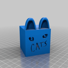 Katzen schachtelkatze danke fuer das angebot Kunst Skulpturen 3d print model - Mito3D
