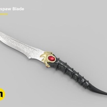 catspaw blade art sword weapon 3d print model - Mito3D