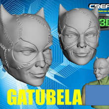 catwoman's head 3d print model - Mito3D