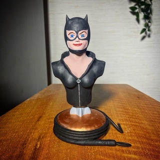 catwoman Arte juguete ventilador batman dc historietas busto figurilla 3d print model - Mito3D