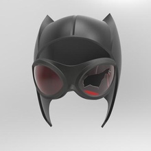 catwoman cappuccio telltale gioco la tonaca cosplay maschera dc comics batman 3d print model - Mito3D