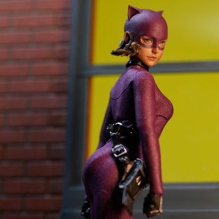 catwoman figura testa scuplt mezco mcfarlane giocattoli 3d print model - Mito3D