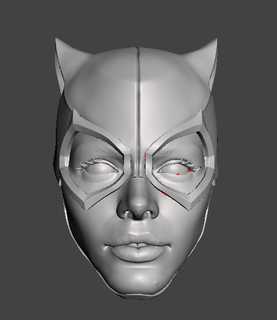 catwoman headsculpt action figures mafex mezco dc multiverse hot toys 3d print model - Mito3D
