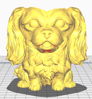 cavalier dog funko planter dog cavalier pot dog  3d print model - Mito3D