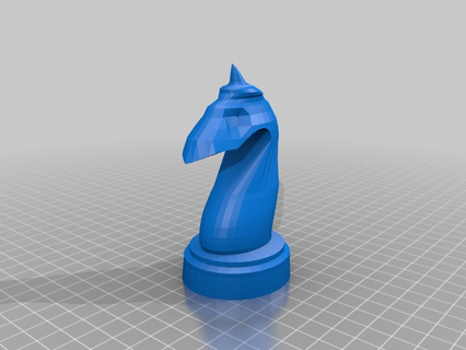 cavaleiro falha jogos xadrez borda conjunto brinquedos 3d print model - Mito3D