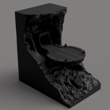 Höhle Fledermäuse dsk Autos Spiel bathöhle batmobile diorama 3d print model - Mito3D