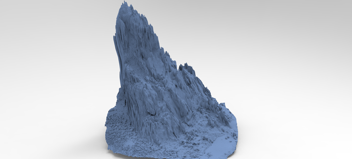 cave cliff 3 archaeology architectural kitbash castle totalwar skyscraper tower leagueoflegends dragon demon mayan city architecture aztec inca olmec mythological dante hell inferno 3d print model - Mito3D