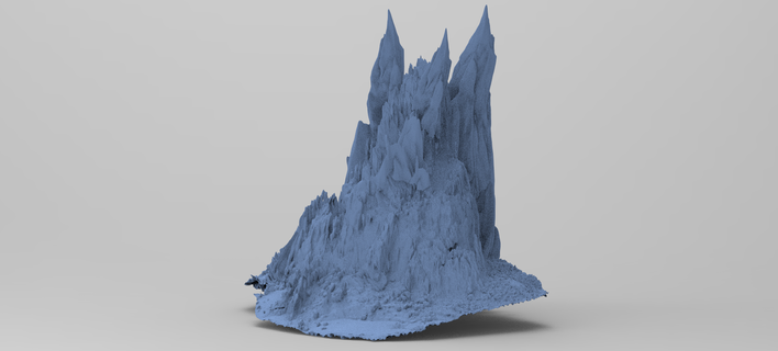 cave cliff 4 archaeology architectural kitbash castle totalwar skyscraper tower leagueoflegends dragon demon mayan city architecture aztec inca olmec mythological dante hell inferno 3d print model - Mito3D