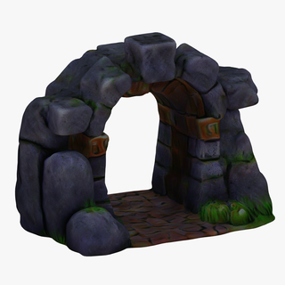 Höhle Eingang 3d print model - Mito3D
