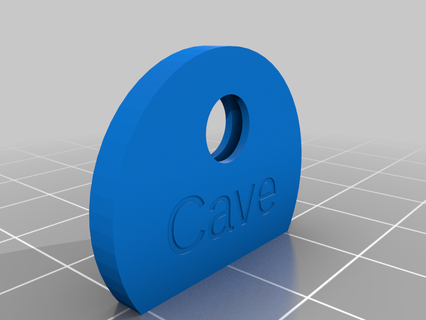 cave key cap customized organization home office desk 3d print model - Mito3D