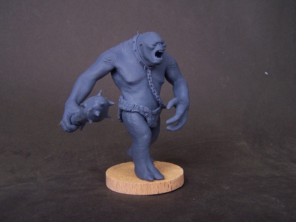 grotta troll 54mm 3d print model - Mito3D