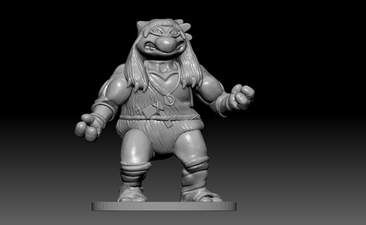 mağara kaplumbağa nostaljik ergen mutant ninja kaplumbağalar adamı Dinozor Donatello tmnt 3d print model - Mito3D