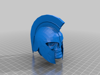 caveira capacete 3d impressoras 3d print model - Mito3D