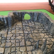 Höhle passage openforge 20-kompatibel ist Spiel dungeons dragons tabletop-Rollenspiel tabletoprpg wargamingterrain wargaming Gelände d&d dungeonsanddragons Fliesen - dungeon tiles dungeontiles pathfinder dnd rpg tabletop 3d print model - Mito3D
