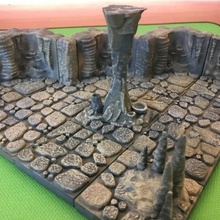 cavern pillars openforge 20 compatible game dungeons dragons tabletop rpg tabletoprpg wargamingterrain wargaming terrain d&d dungeonsanddragons tiles dungeon dungeontiles pathfinder dnd 3d print model - Mito3D