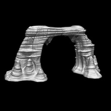 Höhle klein Bogen Höhlen Verlies unterdunkel 3d print model - Mito3D