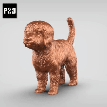 cachondeo v3 Arte perro animal juguete mascota figuritas 3d print model - Mito3D