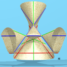cayley superficie di matematica vari area una per la 3d print model - Mito3D