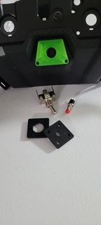 cb500x dash switch mount plugs 3d print model - Mito3D