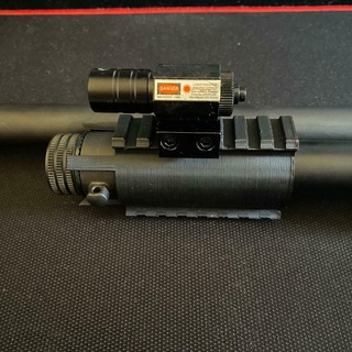cbc 30 military shotgun espingarda 12 picatinny barrel trilho rail mount 1 inch 3d print model - Mito3D