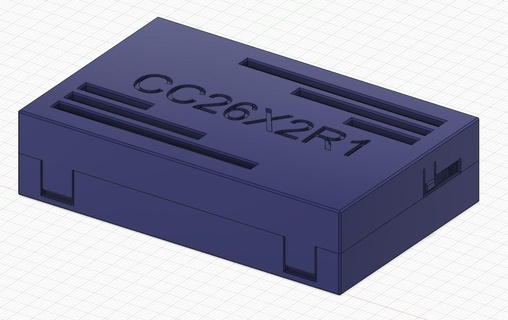 cc26x2r1 geh utilizar caja herramientas zigbee caso funda alojamiento 3d print model - Mito3D