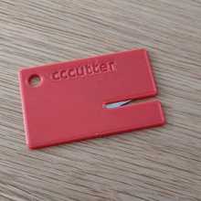 ccutter araç kredi kart boyut kesici acil Durum sarma kağıt el araçlar 3d print model - Mito3D