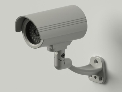 cctv camera security false wall mounted ceiling lens image recording burglar equipment rolling 3d print model - Mito3D