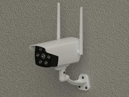 vidéosurveillance Wifi caméra gadget antenne faux mur monté électrique électronique Sécurité cambrioleur image enregistreur enregistrement fil 3d print model - Mito3D